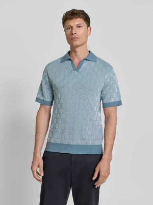 Koszulka polo o kroju relaxed fit z czystej bawełny model 'MILAS' Selected Homme