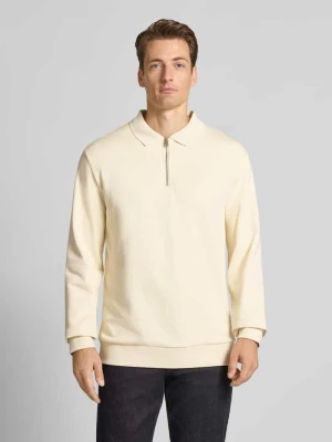 Koszulka polo o kroju relaxed fit z detalem z logo lindbergh