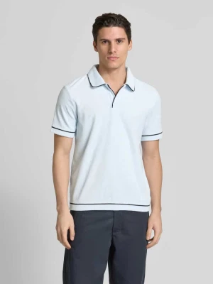 Koszulka polo o kroju relaxed fit z detalem z logo Scotch & Soda