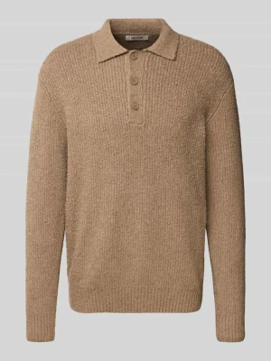 Koszulka polo o kroju relaxed fit z dzianiny z mieszanki bawełny model ‘DALE LIFE’ Only & Sons