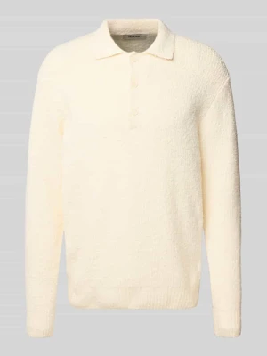 Koszulka polo o kroju relaxed fit z dzianiny z mieszanki bawełny model ‘DALE LIFE’ Only & Sons