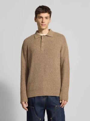 Koszulka polo o kroju relaxed fit z dzianiny z mieszanki bawełny model ‘DALE LIFE’ Only & Sons