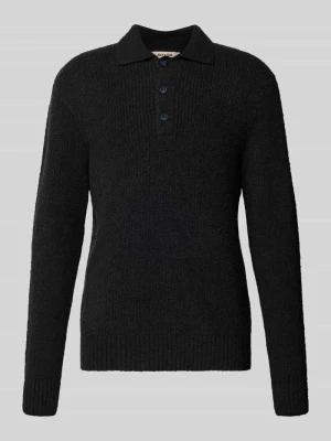 Koszulka polo o kroju relaxed fit z dzianiny z mieszanki bawełny model ‘DALE LIFE’ Only & Sons