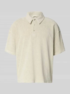 Koszulka polo o kroju relaxed fit z listwą guzikową, model 'BIEBAY' American vintage