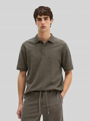 Koszulka polo o kroju relaxed fit z Mieszanka bawełny Marc O'Polo