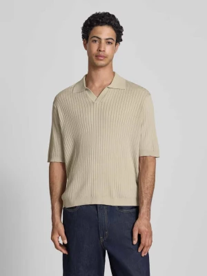 Koszulka polo o kroju relaxed fit z mieszanka wiskozy model 'FLINT' Only & Sons