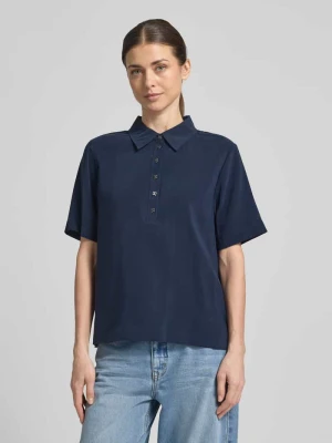 Koszulka polo o kroju relaxed fit z mieszanki wiskozy Model 'Mindy' My Essential Wardrobe