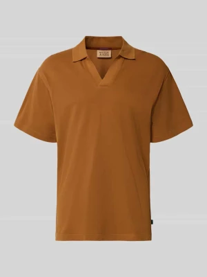 Koszulka polo o kroju relaxed fit z pikowanej dzianiny (pique) Scotch & Soda