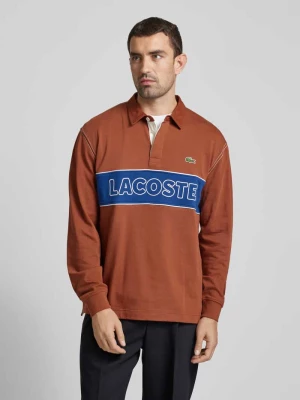 Koszulka polo o kroju relaxed fit z wyhaftowanym logo Lacoste