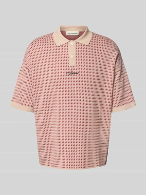 Koszulka polo o kroju relaxed fit z wyhaftowanym logo PROHIBITED