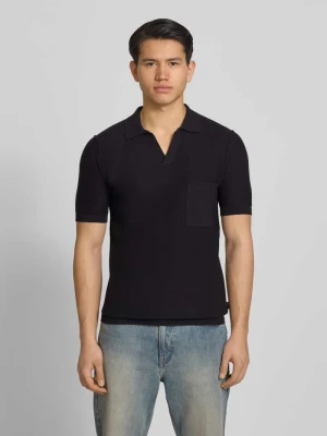 Koszulka polo o kroju slim fit o wyglądzie dzianiny Replay