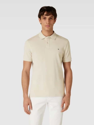 Koszulka polo o kroju slim fit w jednolitym kolorze Christian Berg Men