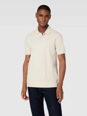Koszulka polo o kroju slim fit z bawełny z detalem z logo CK Calvin Klein