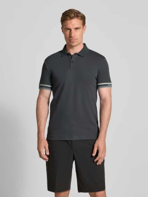 Koszulka polo o kroju slim fit z czystej bawełny model ‘POLO ZONE’ BOSS Green