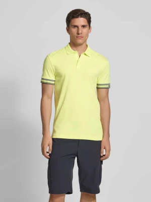 Koszulka polo o kroju slim fit z czystej bawełny model ‘POLO ZONE’ BOSS Green