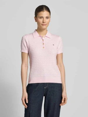 Koszulka polo o kroju slim fit z czystej bawełny Tommy Hilfiger