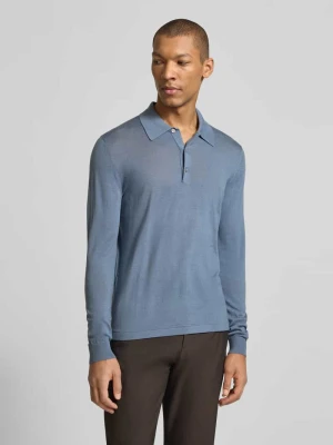 Koszulka polo o kroju slim fit z czystej wełny Model 'Eross' Tiger Of Sweden