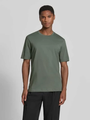 Koszulka polo o kroju slim fit z dekoltem w serek model 'Braian' Drykorn Jasnoszary