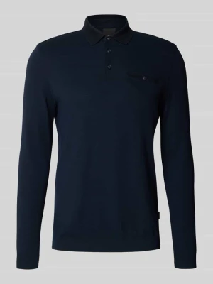 Koszulka polo o kroju slim fit z detalem z logo Bugatti