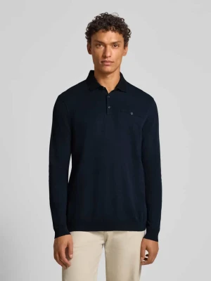 Koszulka polo o kroju slim fit z detalem z logo Bugatti