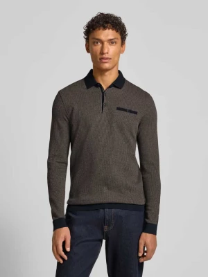 Koszulka polo o kroju slim fit z detalem z logo Bugatti