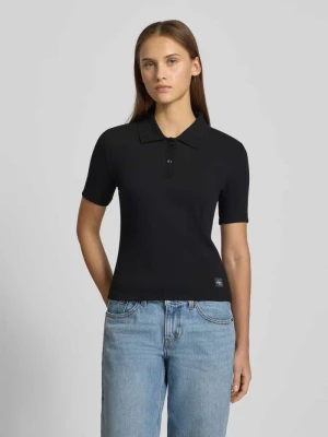 Koszulka polo o kroju slim fit z detalem z logo Calvin Klein Jeans