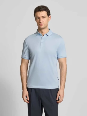 Koszulka polo o kroju slim fit z detalem z logo HECHTER PARIS
