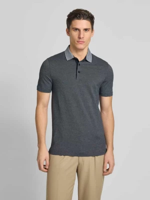 Koszulka polo o kroju slim fit z detalem z logo model ‘Pitton’ Boss