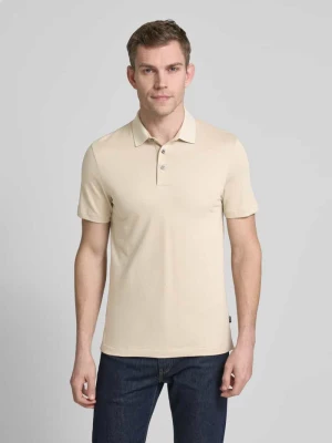 Koszulka polo o kroju slim fit z detalem z logo model ‘Pitton’ Boss