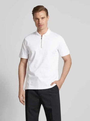 Koszulka polo o kroju slim fit z detalem z logo model ‘Polston’ Boss