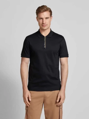 Koszulka polo o kroju slim fit z detalem z logo model ‘Polston’ Boss