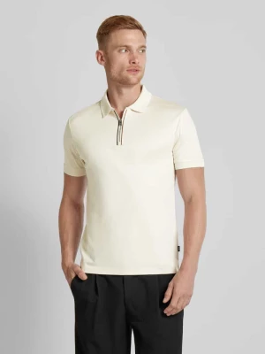 Koszulka polo o kroju slim fit z detalem z logo model ‘Polston’ Boss