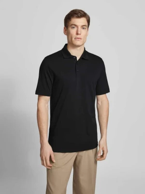 Koszulka polo o kroju slim fit z detalem z logo model ‘Press’ Boss