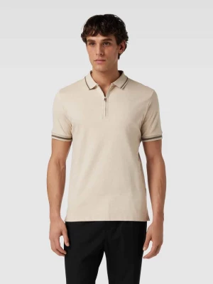 Koszulka polo o kroju slim fit z detalem z logo model ‘TOULOUSE’ Selected Homme