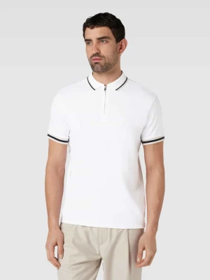 Koszulka polo o kroju slim fit z detalem z logo model ‘TOULOUSE’ Selected Homme