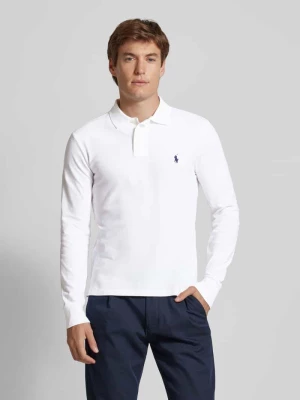 Koszulka polo o kroju slim fit z długim rękawem Polo Ralph Lauren