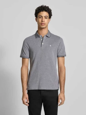 Koszulka polo o kroju slim fit z dodatkiem wiskozy model ‘Paulos’ jack & jones