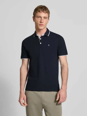 Koszulka polo o kroju slim fit z dodatkiem wiskozy Model 'Paulos' jack & jones