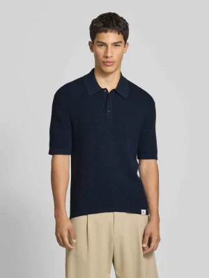 Koszulka polo o kroju slim fit z efektem dzianiny Calvin Klein Jeans