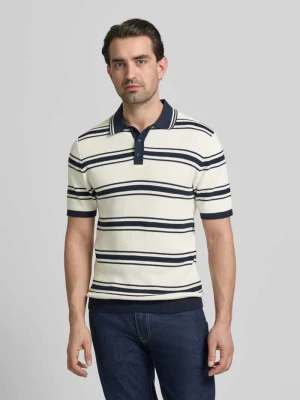 Koszulka polo o kroju slim fit z efektem dzianiny MCNEAL