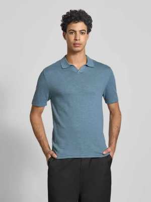 Koszulka polo o kroju slim fit w dzianinowym wyglądzie model 'Kane' jack & jones