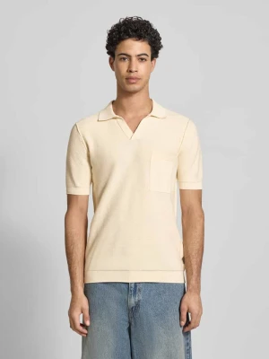 Koszulka polo o kroju slim fit z efektem dzianiny Replay