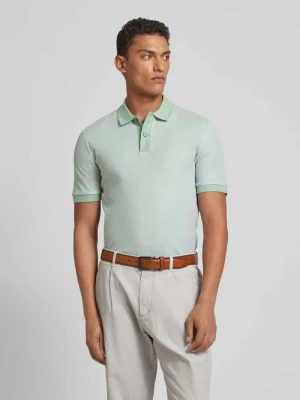 Koszulka polo o kroju slim fit z fakturowanym wzorem model ‘Phillipson’ Boss