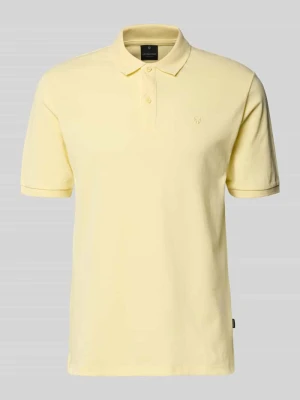 koszulka polo o kroju slim fit z haftem Jack & Jones Premium