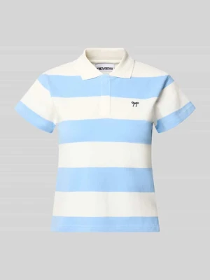 koszulka polo o kroju slim fit z haftem REVIEW