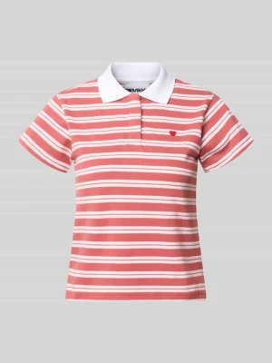 koszulka polo o kroju slim fit z haftem REVIEW