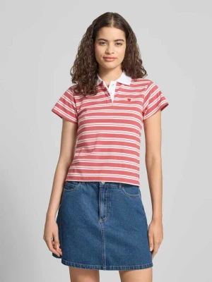 koszulka polo o kroju slim fit z haftem REVIEW