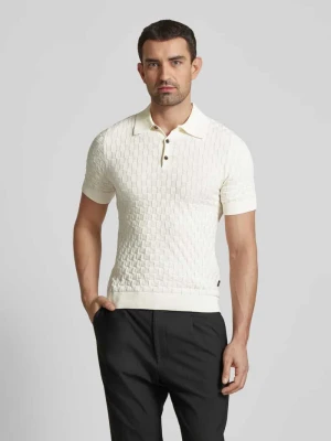 Koszulka polo o kroju slim fit z krótką listwą guzikową model ‘Heritage’ Matinique