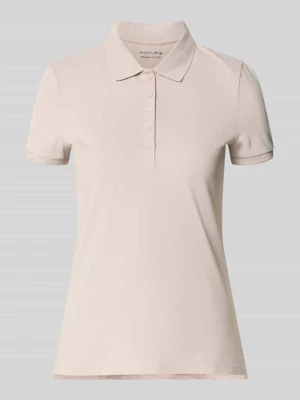 Koszulka polo o kroju slim fit z listwą guzikową Christian Berg Woman