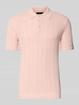 Koszulka polo o kroju slim fit z listwą guzikową Jack & Jones Premium